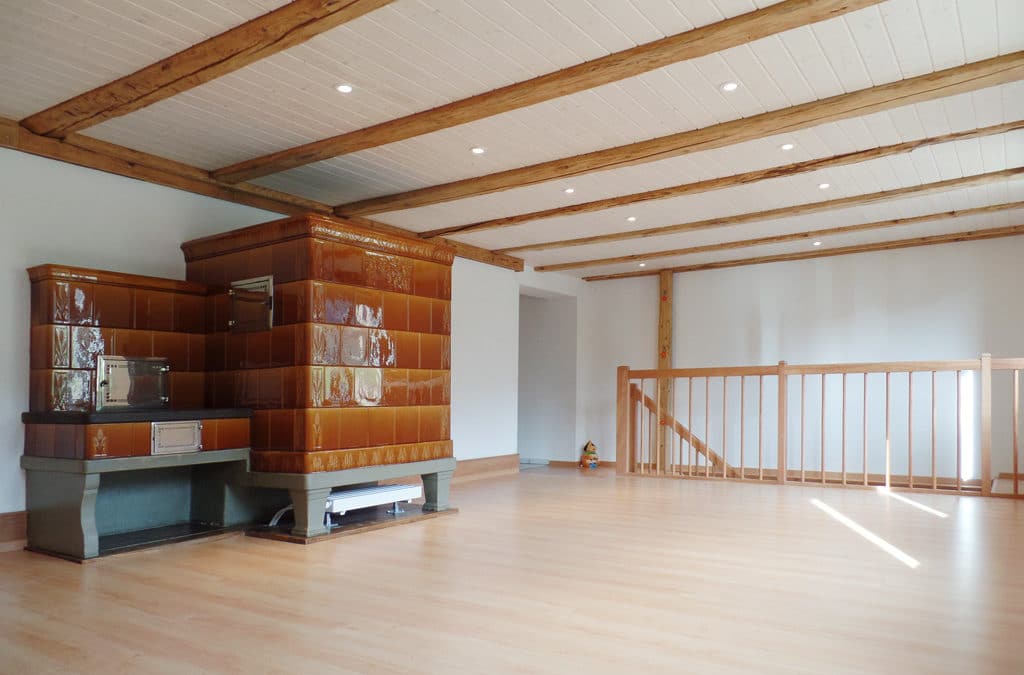 Einbau Hauseingang, Umbau Wohnzimmer in Balterswil