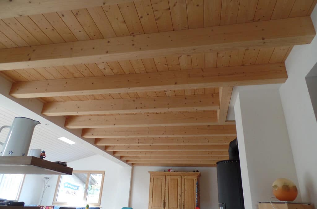 Sichtbare Balkenlage in Aadorf